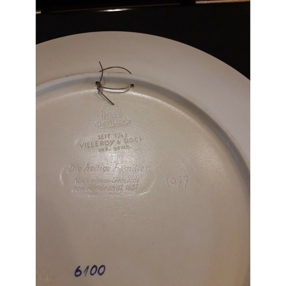 Villeroy &  Boch Plate 1977 Germany Weihnachten #6100 - Picture 4 of 5